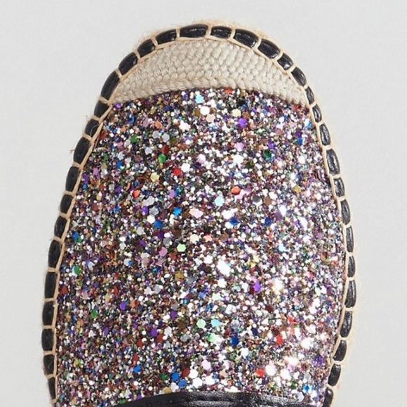 Free People Glitter Espadrilles NIB - Picture 2 of 7